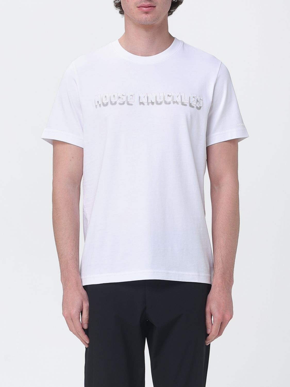 [Moose Knuckles] T-shirts Short Sleeve SS26 M16MT707 891