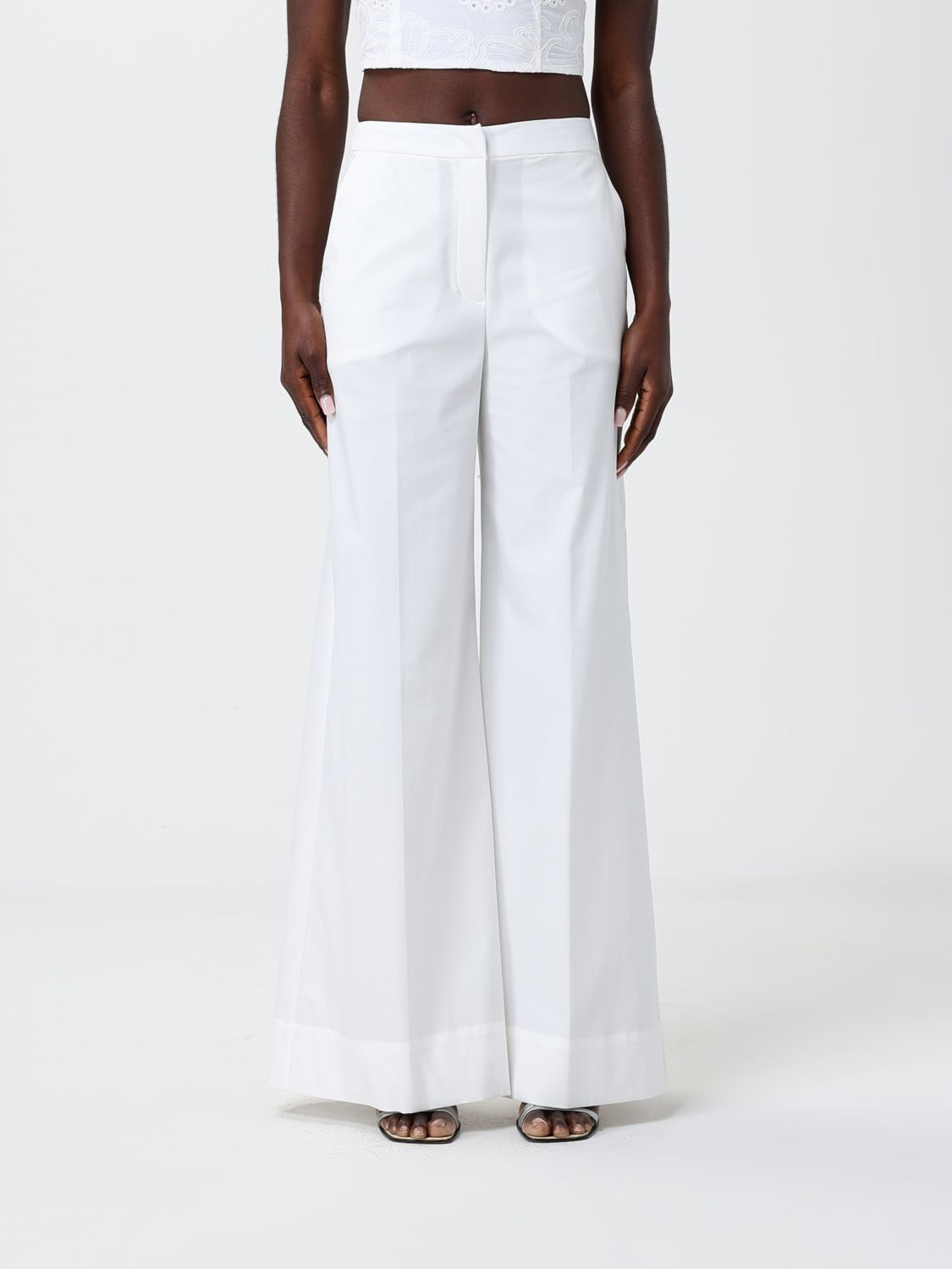 [HANITA] Trousers SS26 HP16574573 PANNA