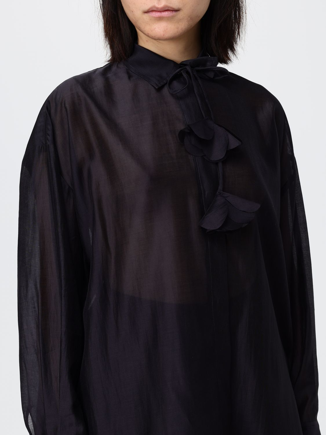 [HANITA] Shirts Long Sleeve SS26 HC7034582 NERO