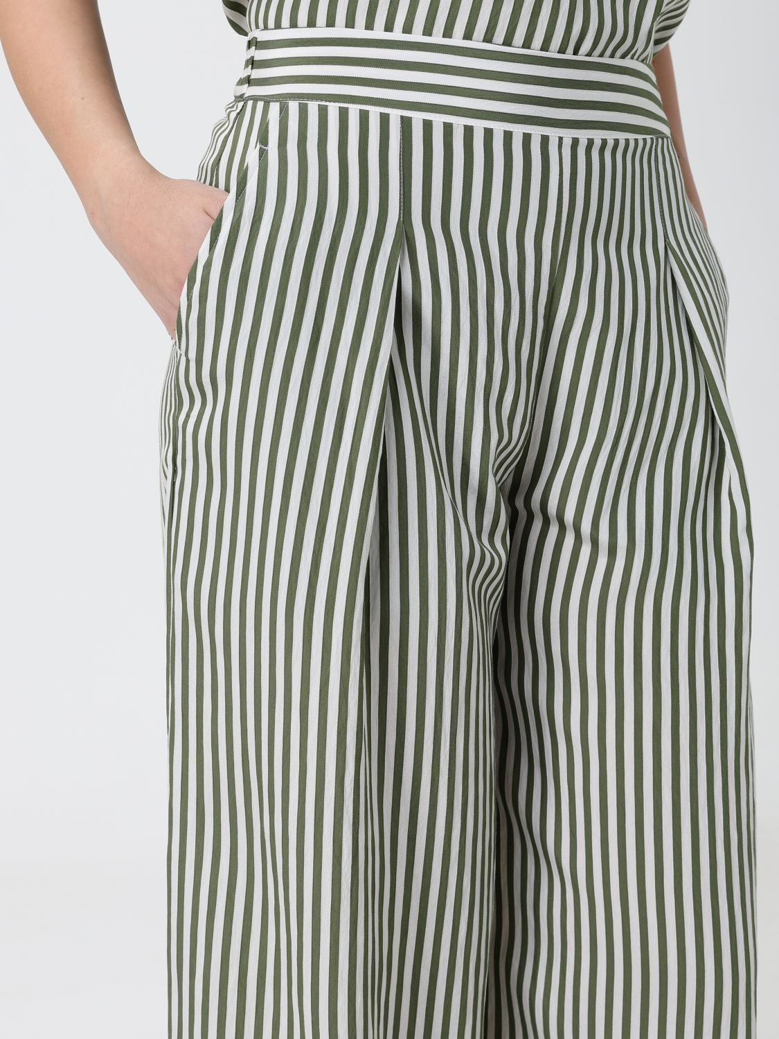 [HANITA] Trousers SS26 HP16614577 MILITARY