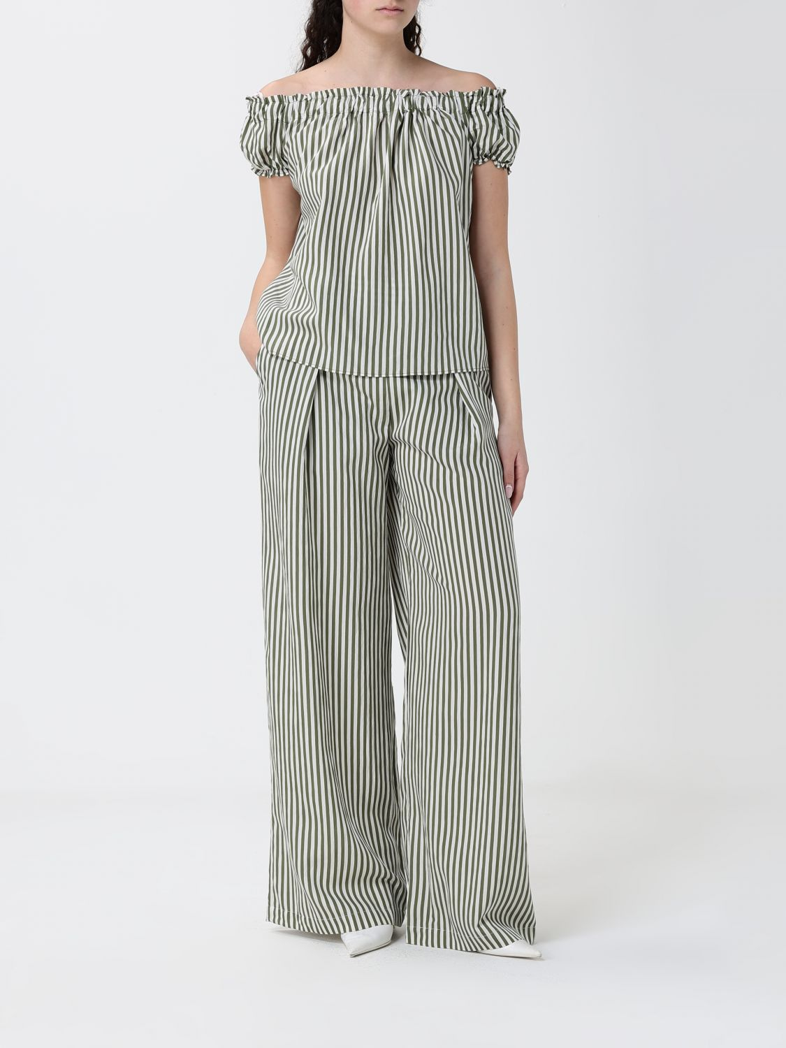 [HANITA] Trousers SS26 HP16614577 MILITARY