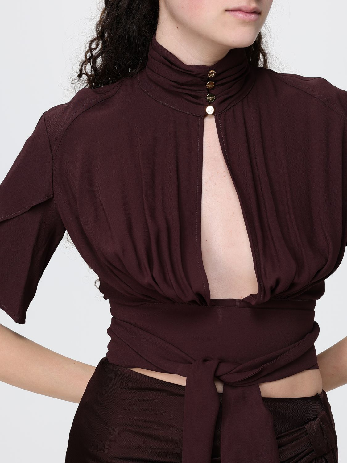 [ELISABETTA FRANCHI] Shirts Short Sleeve SS26 CA15862E2 644