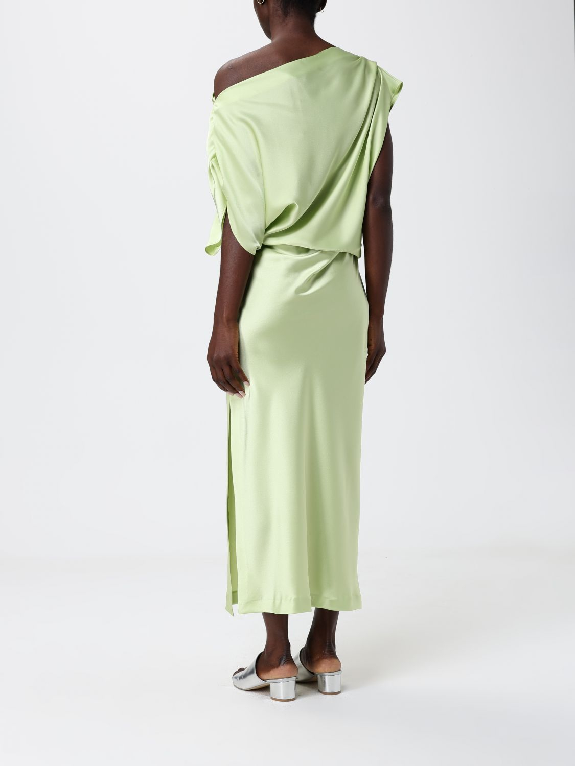 [HANITA] Sleeveless dress SS26 HV37654610 LIME CREAM