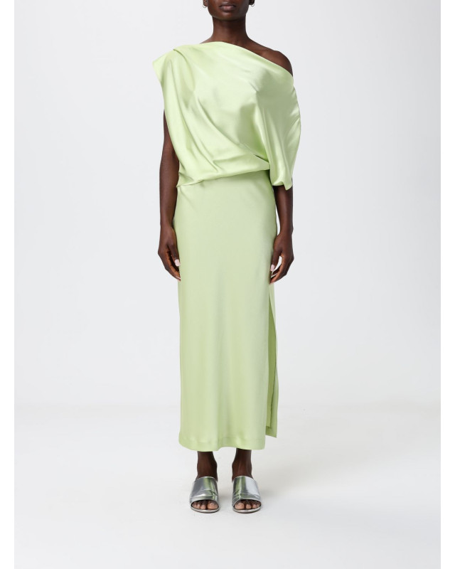 [HANITA] Sleeveless dress SS26 HV37654610 LIME CREAM