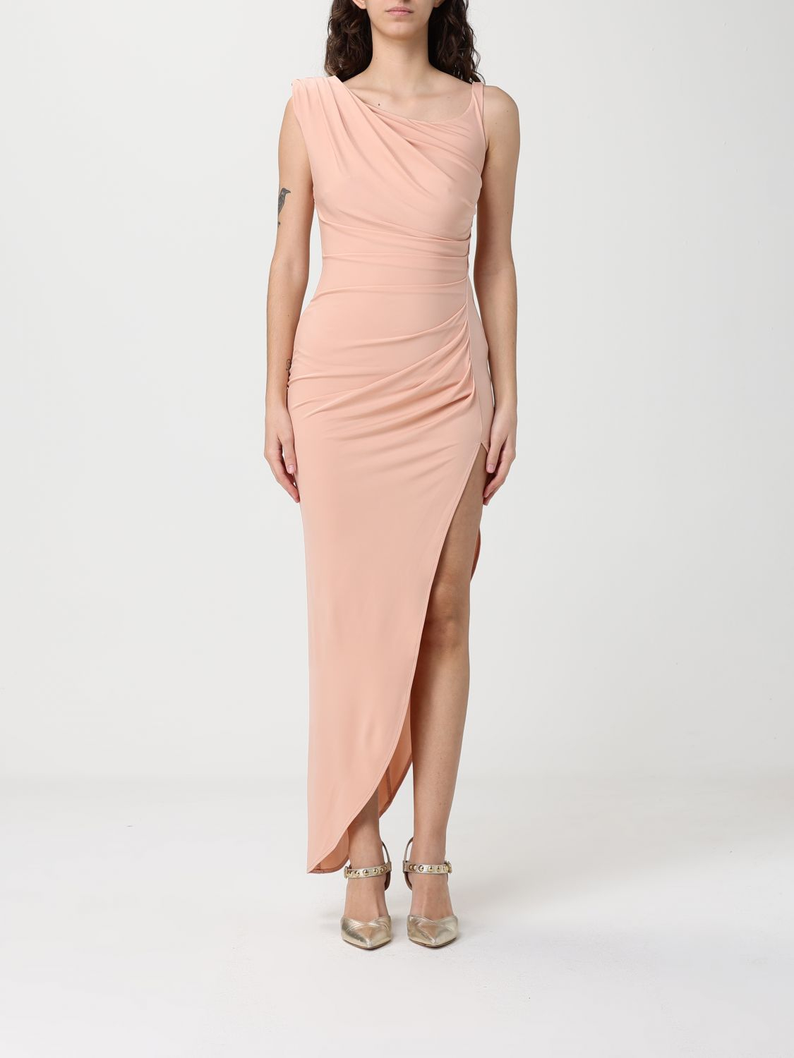 [ELISABETTA FRANCHI] Short sleeve dress SS26 AB90661E2 EA1