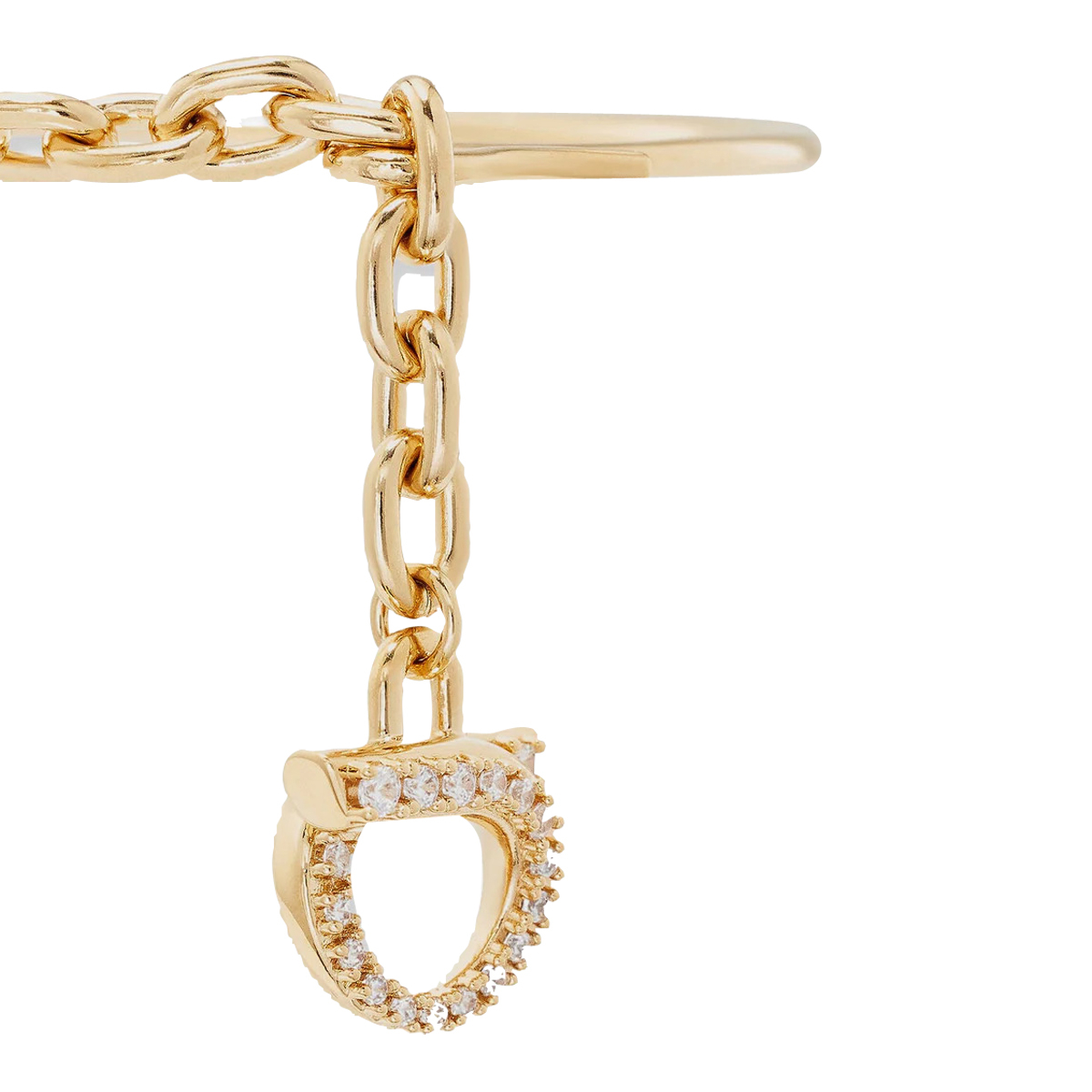 [Salvatore Ferragamo] Bracelet FW26 795111760998ORO/CRYSTAL