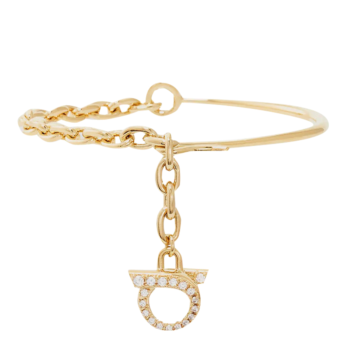 [Salvatore Ferragamo] Bracelet FW26 795111760998ORO/CRYSTAL
