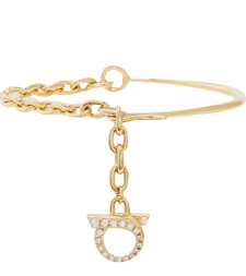 [Salvatore Ferragamo] Bracelet FW26 795111760998ORO/CRYSTAL