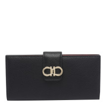 [Salvatore Ferragamo] Wallet FW26 795522221157NERO/RED