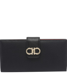 [Salvatore Ferragamo] Wallet FW26 795522221157NERO/RED