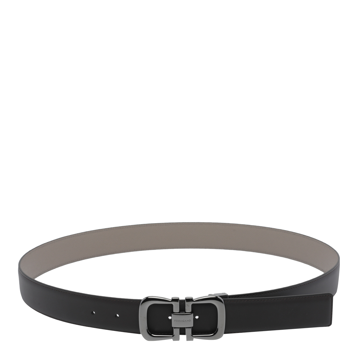 [Salvatore Ferragamo] Belt FW26 795678670734TESTA DI MORO