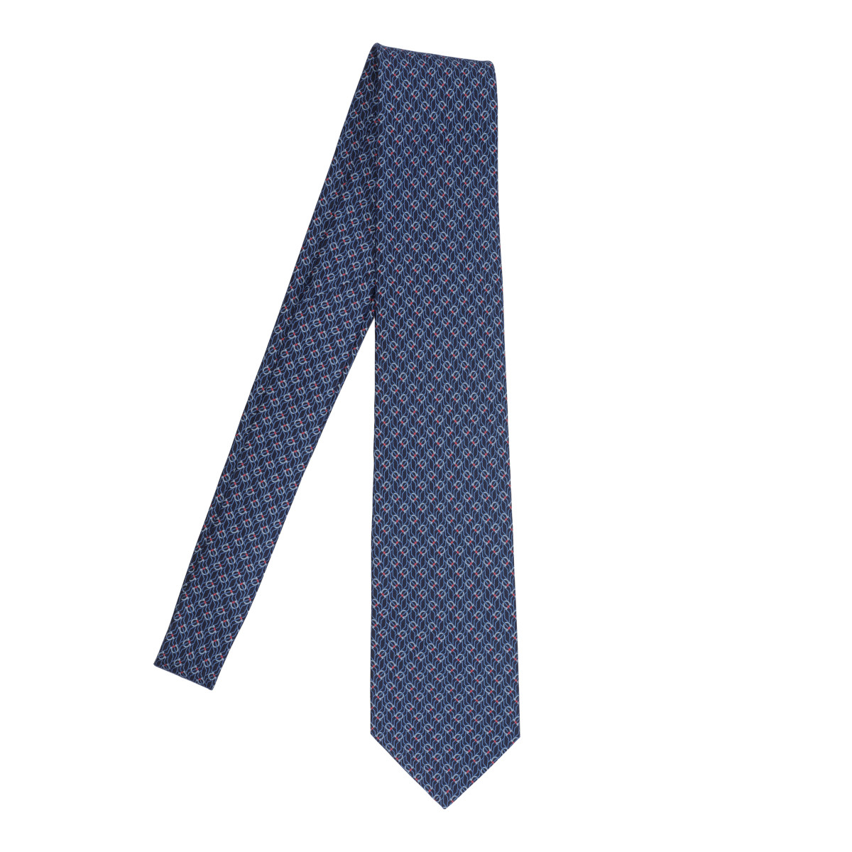 [Salvatore Ferragamo] Tie FW26 768562350950NAVY