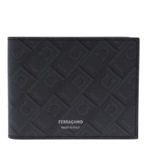 [Salvatore Ferragamo] Wallet FW26 780328661550NERO/GRIGIO