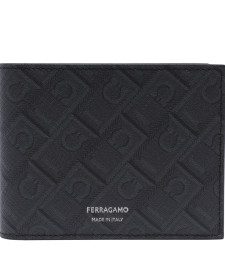 [Salvatore Ferragamo] Wallet FW26 780328661550NERO/GRIGIO