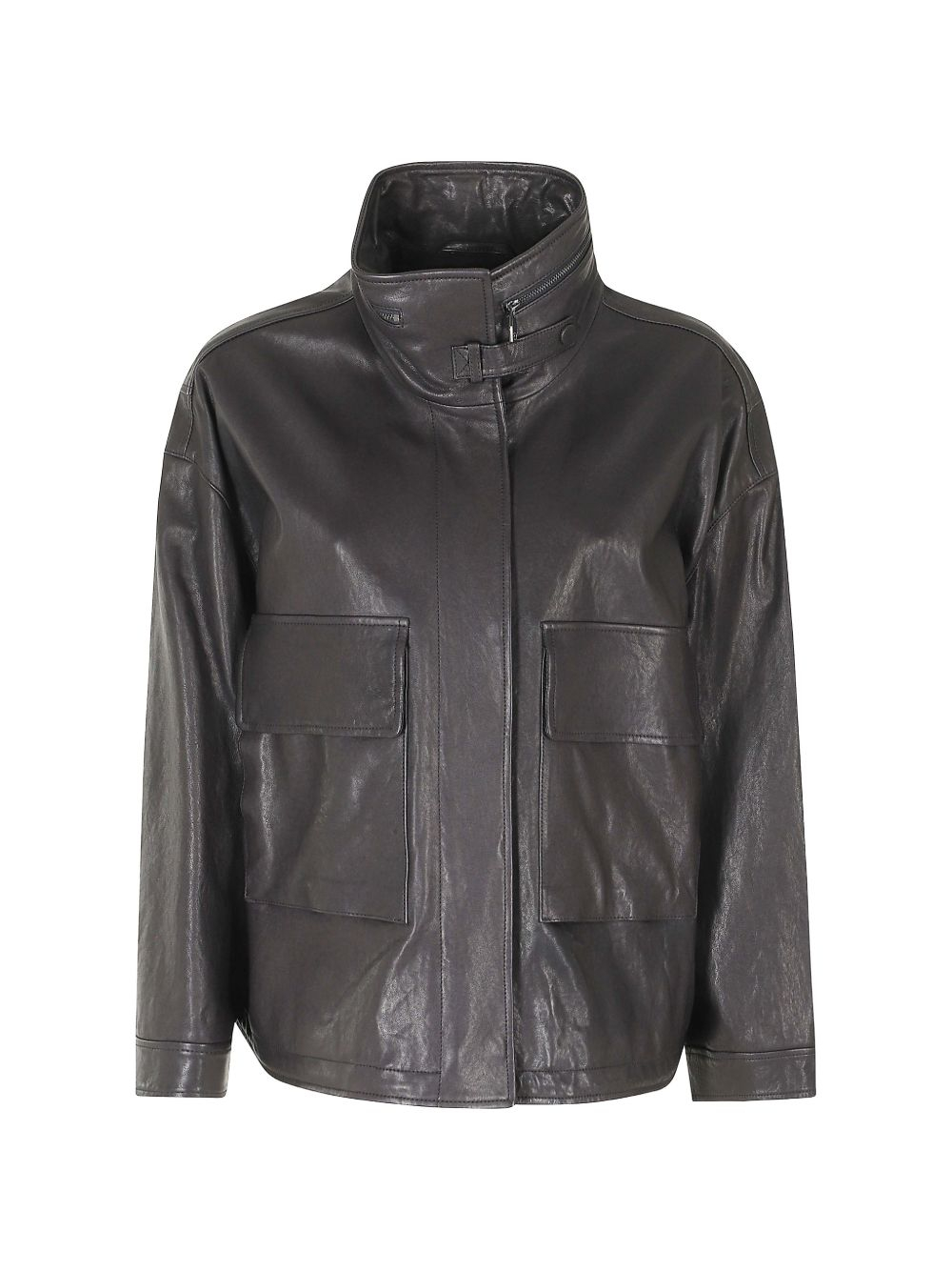 [Emporio Armani] Leather Jacket FW26 EW004883AF22278UA064