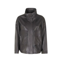 [Emporio Armani] Leather Jacket FW26 EW004883AF22278UA064
