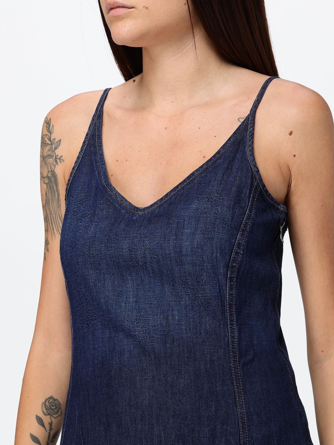 [Diesel] Sleeveless dress SS26 A214530DBDB 01