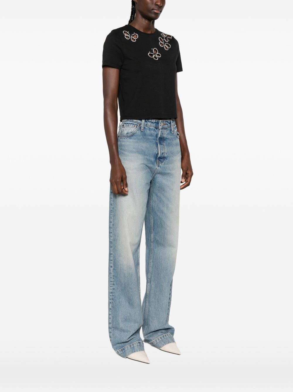[Alice + Olivia] T-shirts Short Sleeve FW26 CC606E11032U101