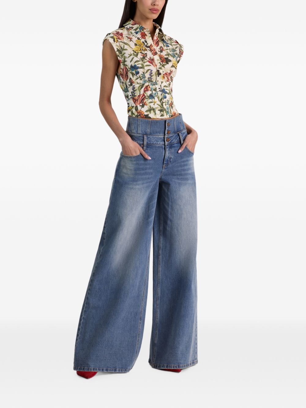 [Alice + Olivia] Shirts Sleeveless FW26 CC606P35024E256
