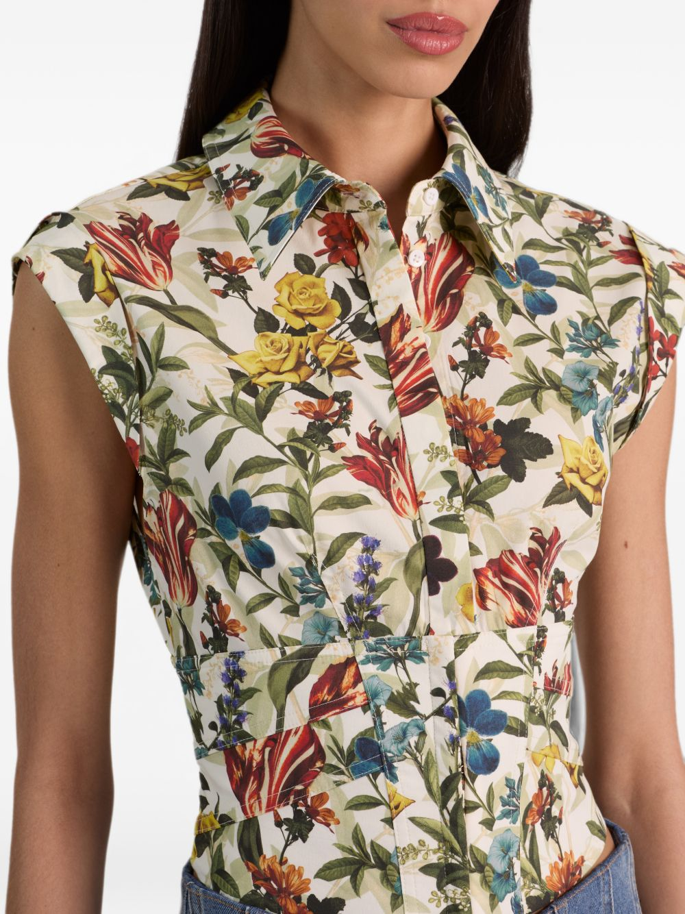 [Alice + Olivia] Shirts Sleeveless FW26 CC606P35024E256