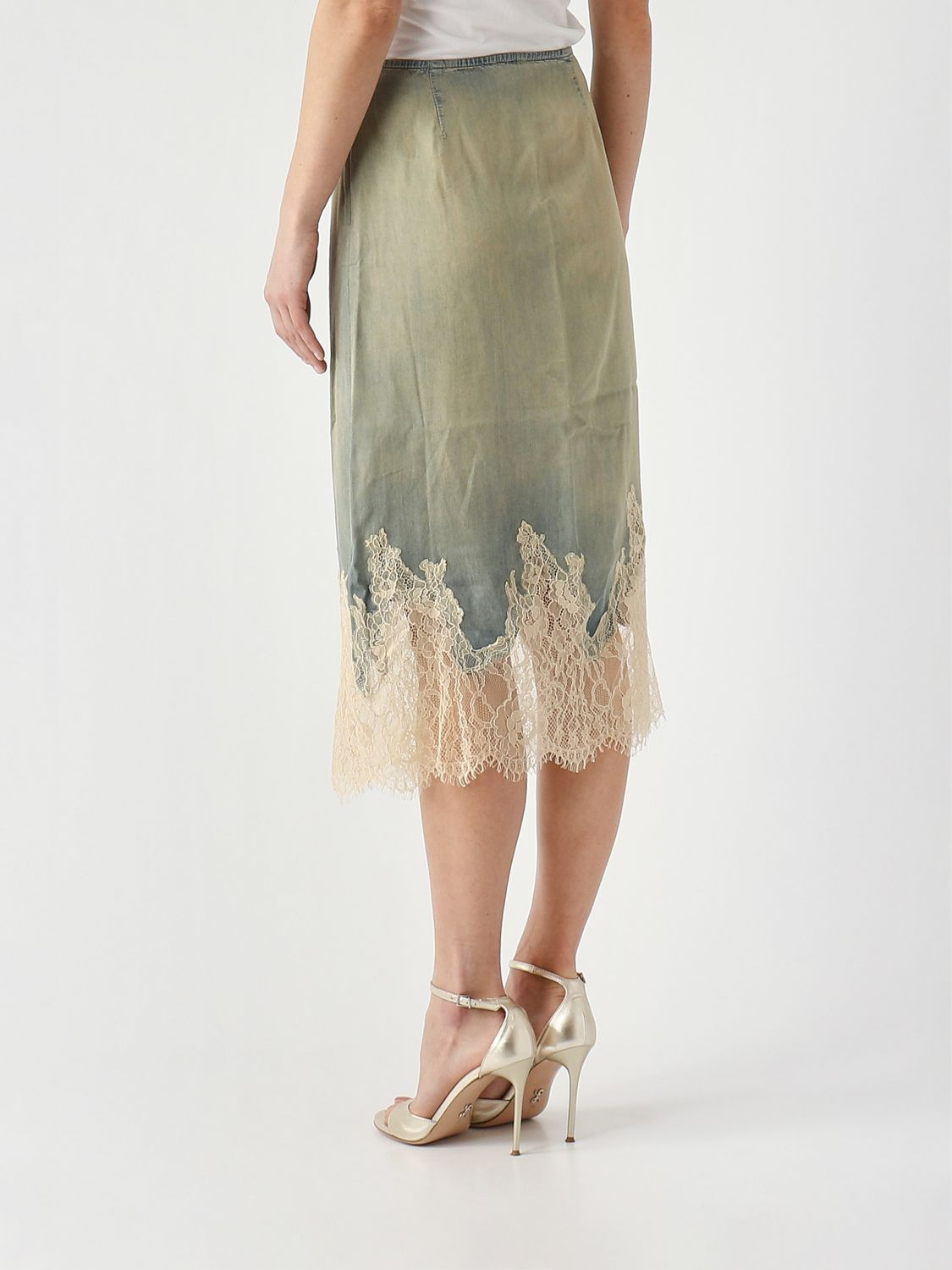 [Diesel] Midi skirt SS26 A217840CEDE 01