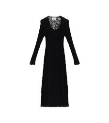 [Isabel Marant] Long sleeve dress FW26 RO1193FA-D3J17I01BK