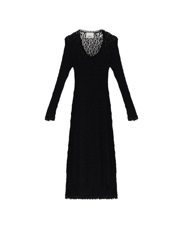 [Isabel Marant] Long sleeve dress FW26 RO1193FA-D3J17I01BK