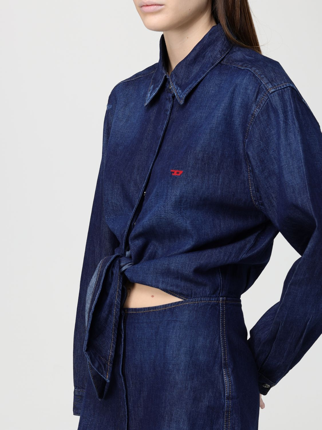 [Diesel] Long sleeve dress SS26 A214570DBDB 01