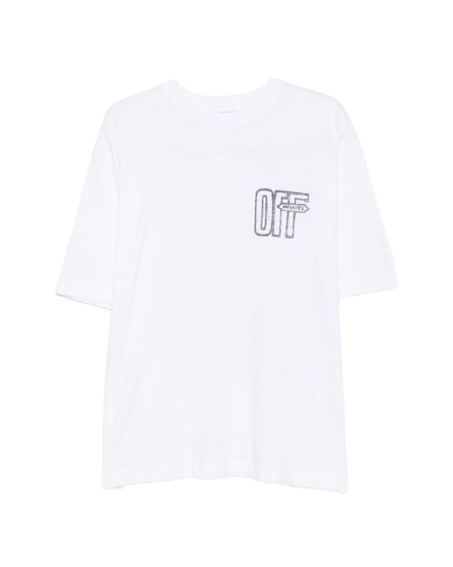 [Off White] T-shirts Short Sleeve FW26 OMAA120F26JER00Y10