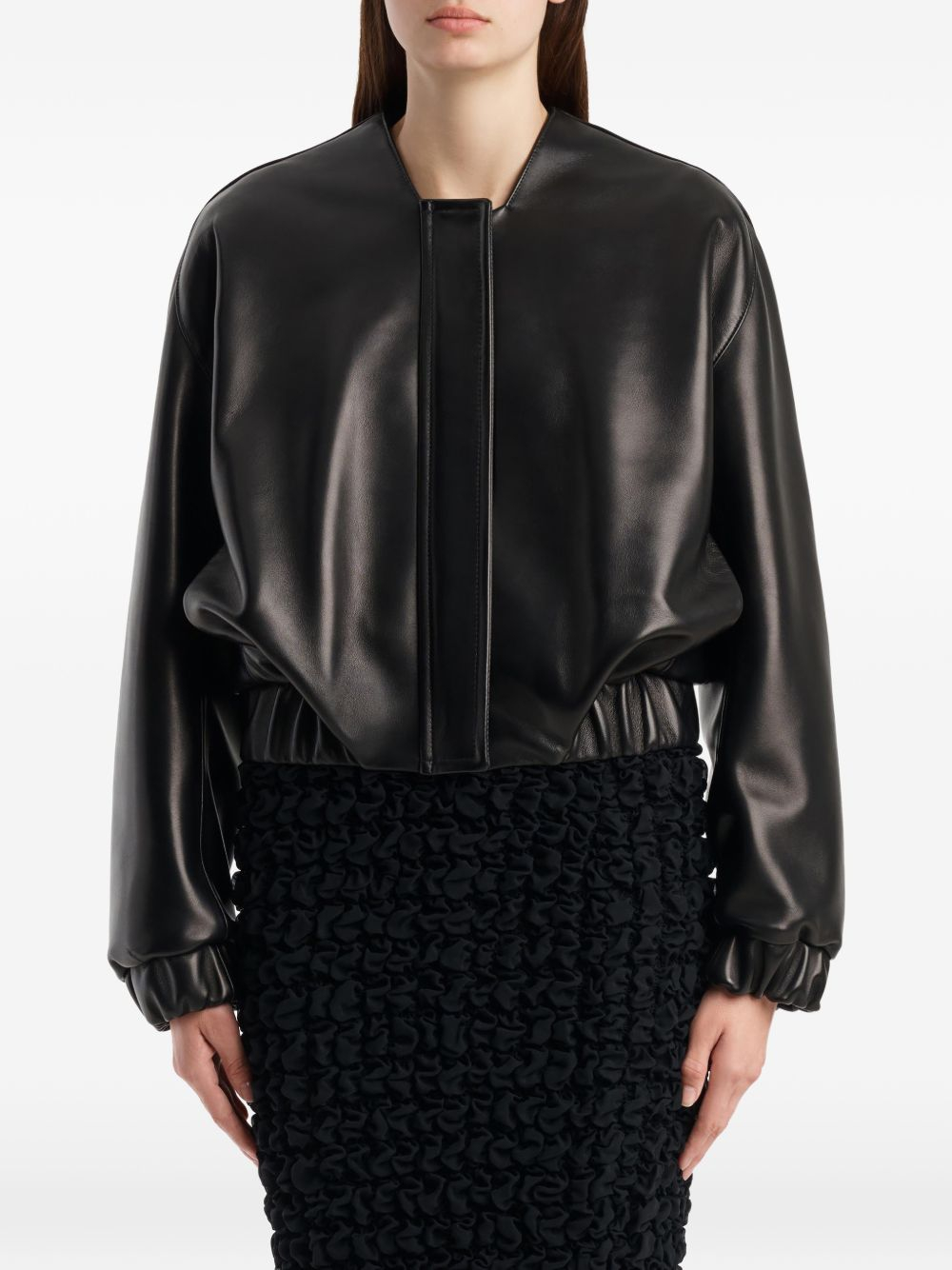 [KHAITE] Leather Jacket FW26 62411012200