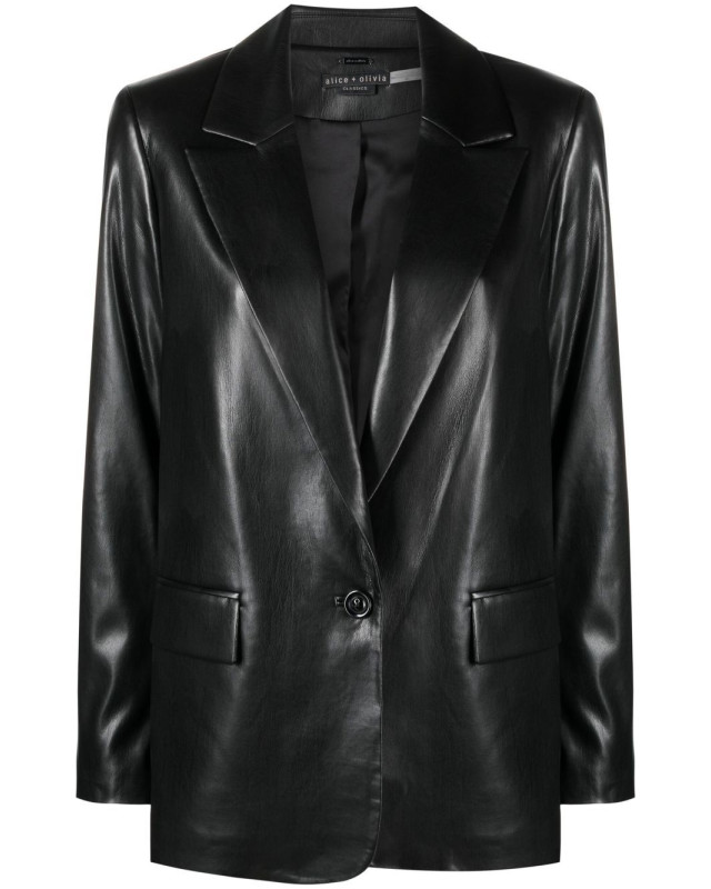 [Alice + Olivia] Leather Jacket FW26 CL000J16213RA001
