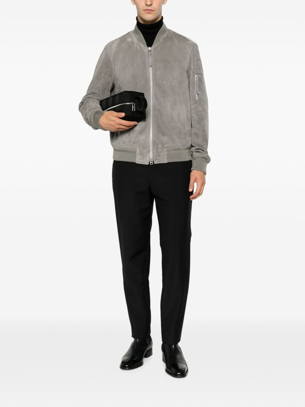 [Tom Ford] Leather Jacket FW26 LBS087LMS038TCR