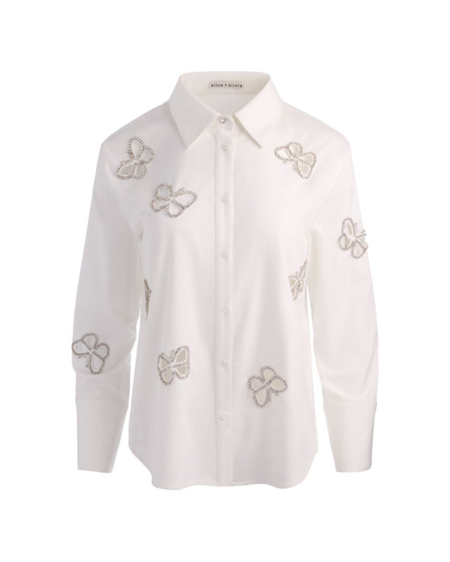 [Alice + Olivia] Shirts Long Sleeve FW26 CC606E15031T267