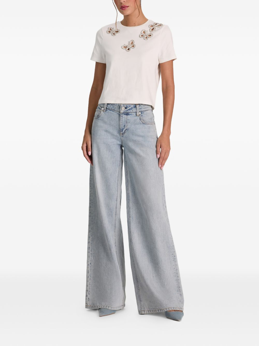 [Alice + Olivia] T-shirts Short Sleeve FW26 CC606E11032T267