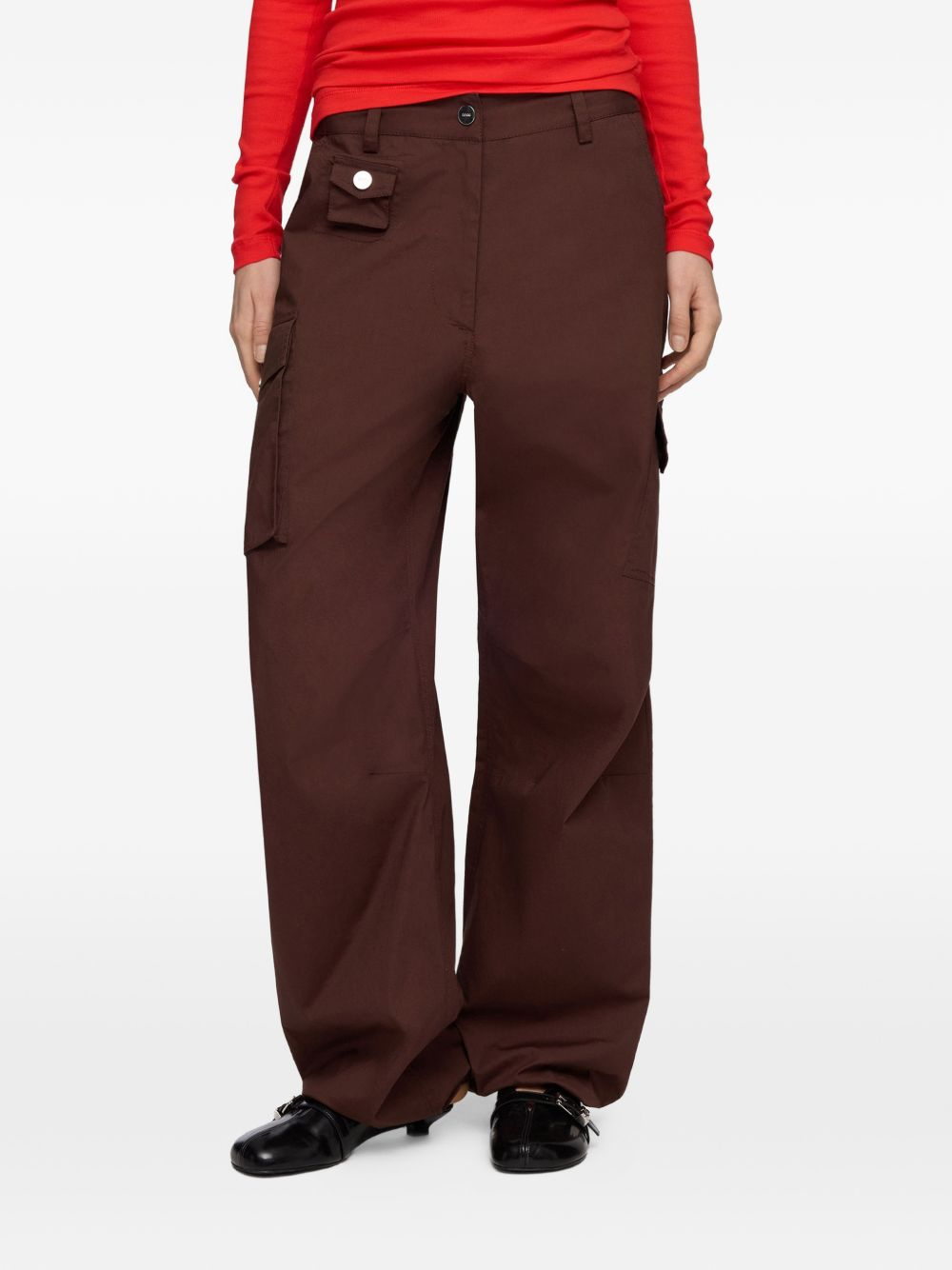 [GANNI] Trousers FW26 A1080164979