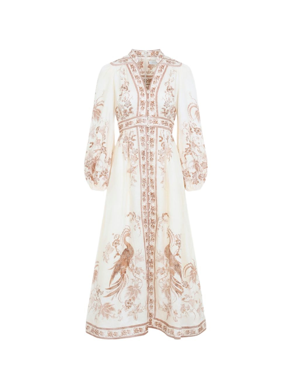 [Zimmermann] Long sleeve dress FW26 3501DSS262CRTFL