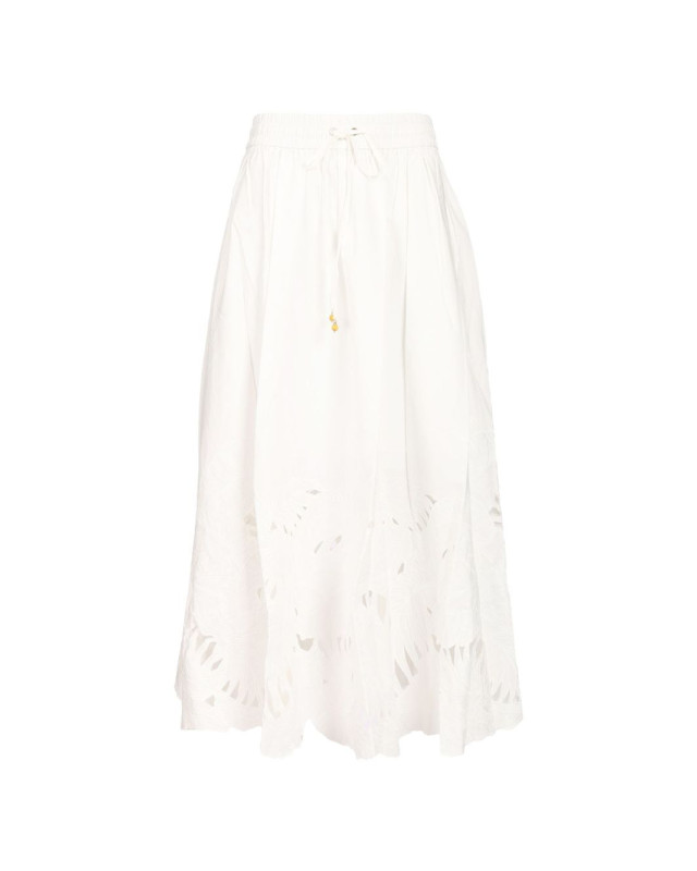 [Zimmermann] Long skirt FW26 9048SSS263IVO