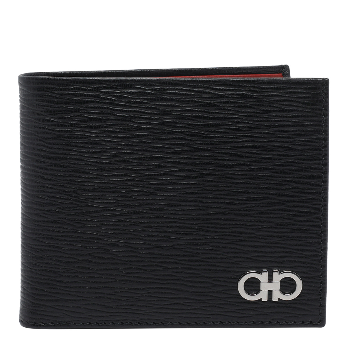 [Salvatore Ferragamo] Wallet FW26 68595666A063NERO/RED