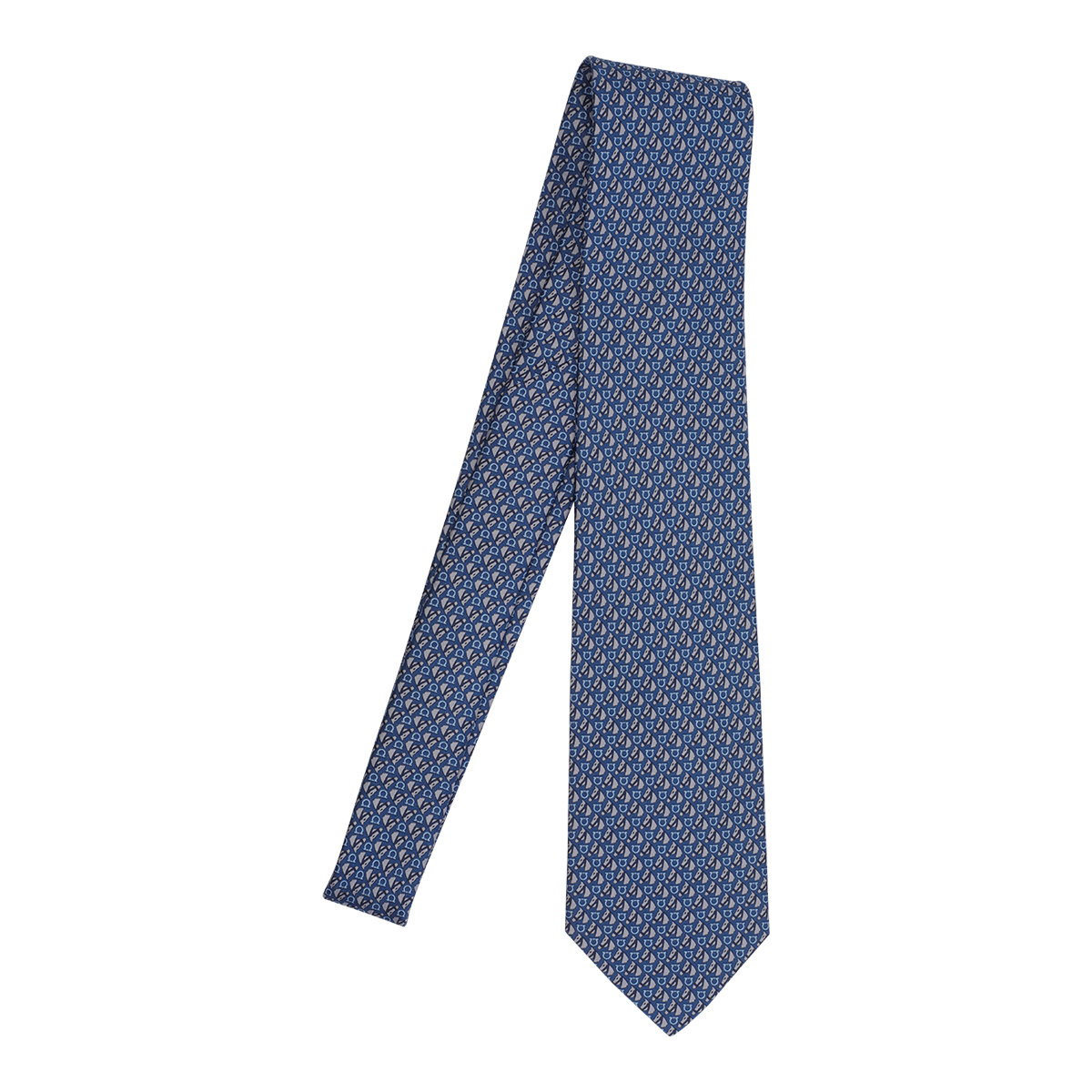 [Salvatore Ferragamo] Tie FW26 773948350979NAVY