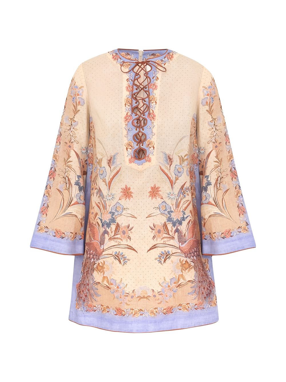 [Zimmermann] Long sleeve dress FW26 8076DSS262BSFL