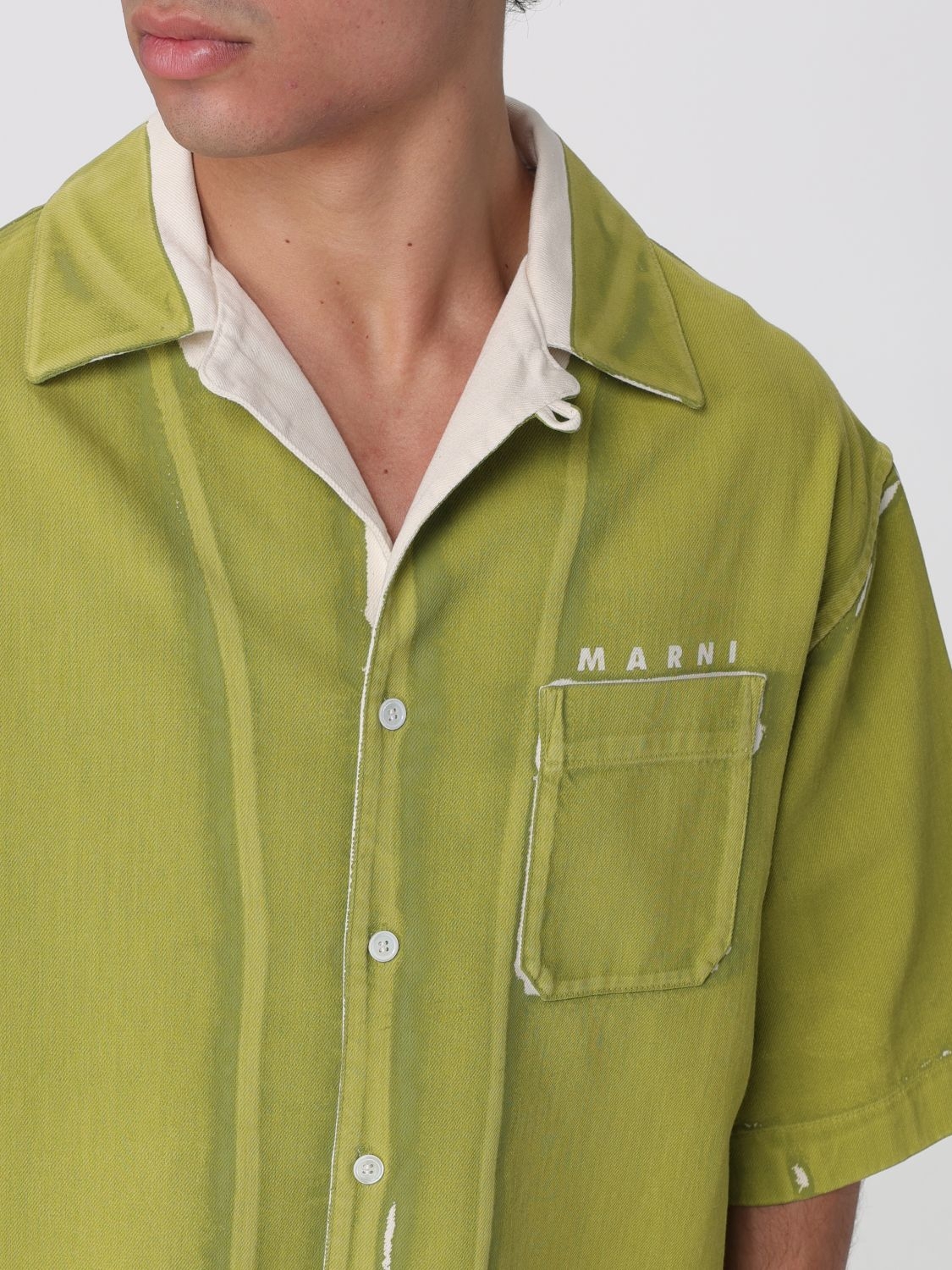 [Marni] Shirts Short Sleeve SS26 CUJU0017A2USCY64 PRV15