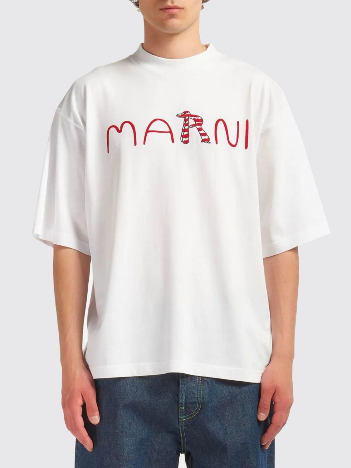 [Marni] T-shirts Short Sleeve SS26 HUMU0223S2USCY86 LOW01