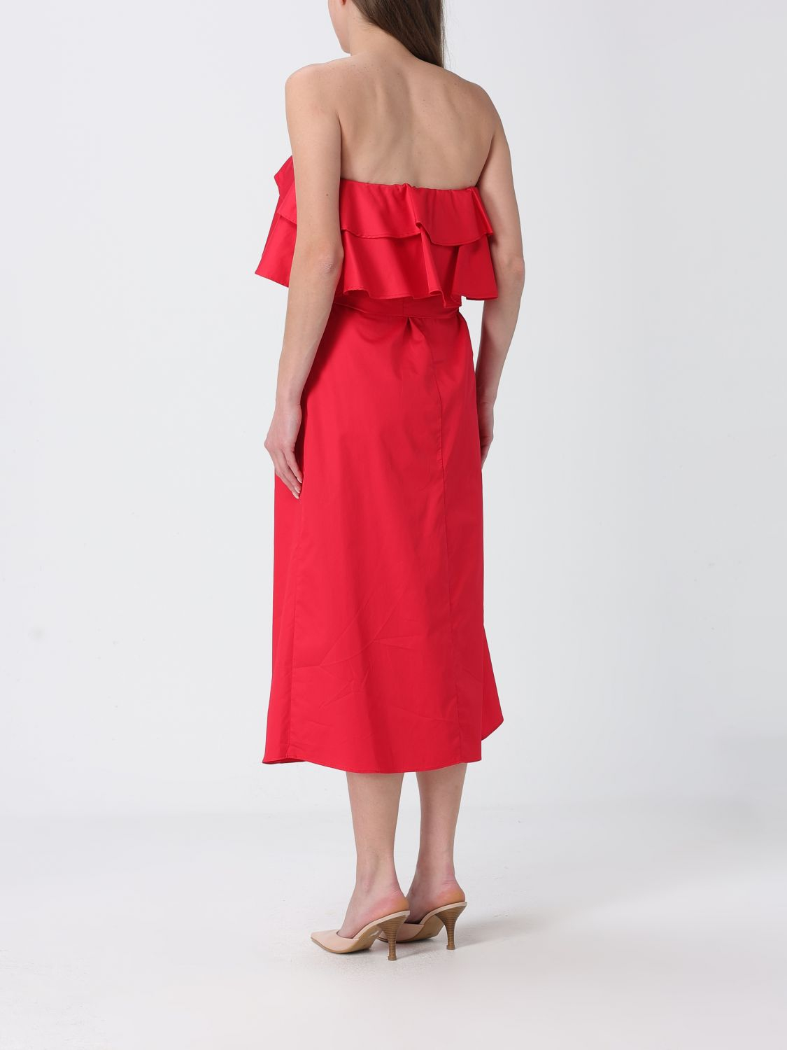 [HANITA] Sleeveless dress SS26 HV38234597 CILIEGIA