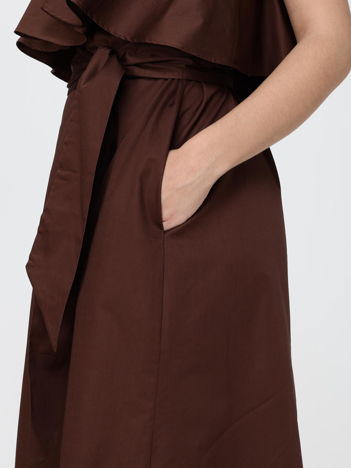 [HANITA] Sleeveless dress SS26 HV38234597 EBANO