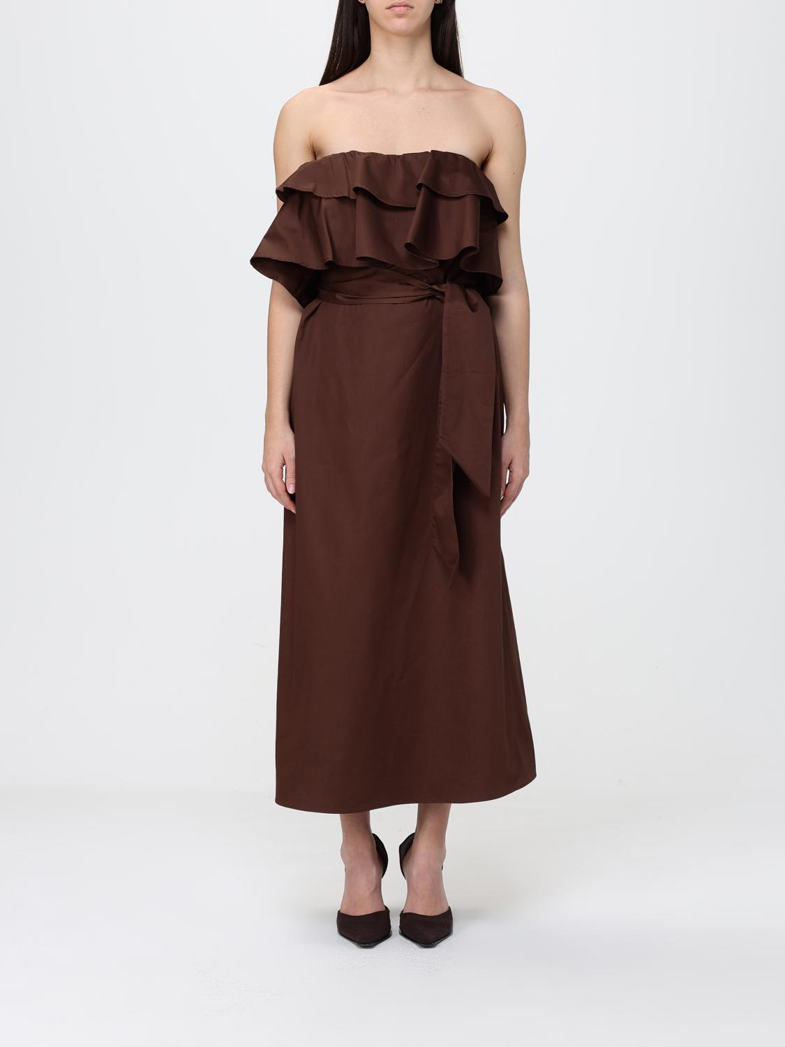 [HANITA] Sleeveless dress SS26 HV38234597 EBANO