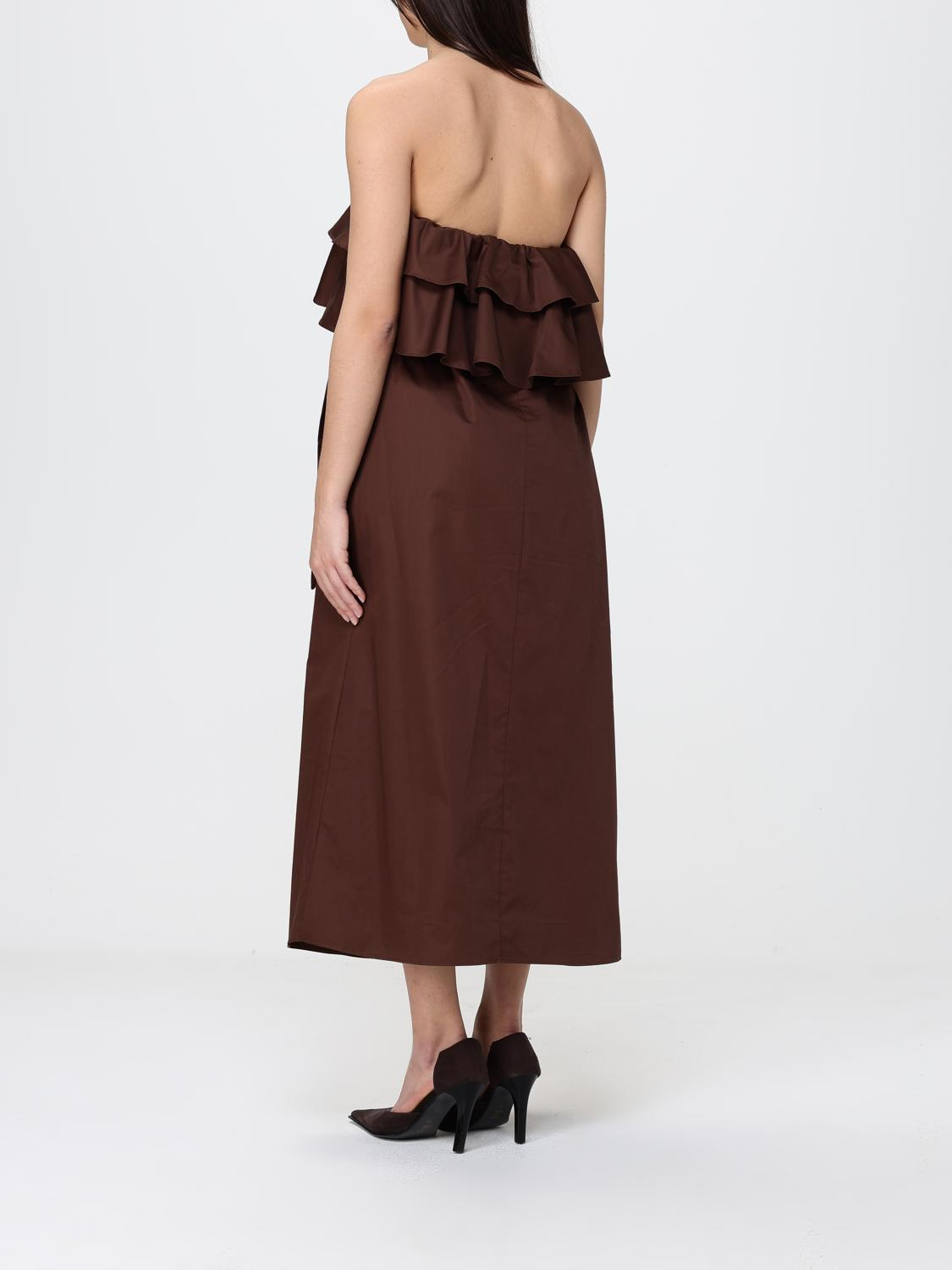 [HANITA] Sleeveless dress SS26 HV38234597 EBANO