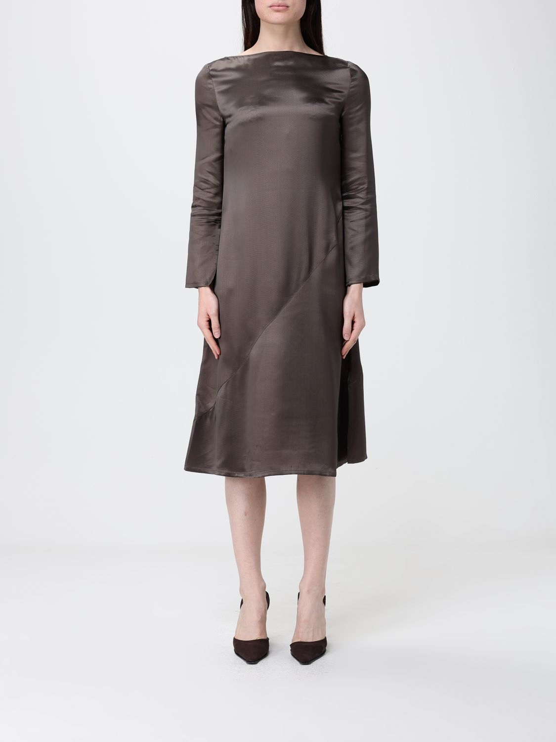[Emporio Armani] Long sleeve dress SS26 EW003622 AF21547 U6128
