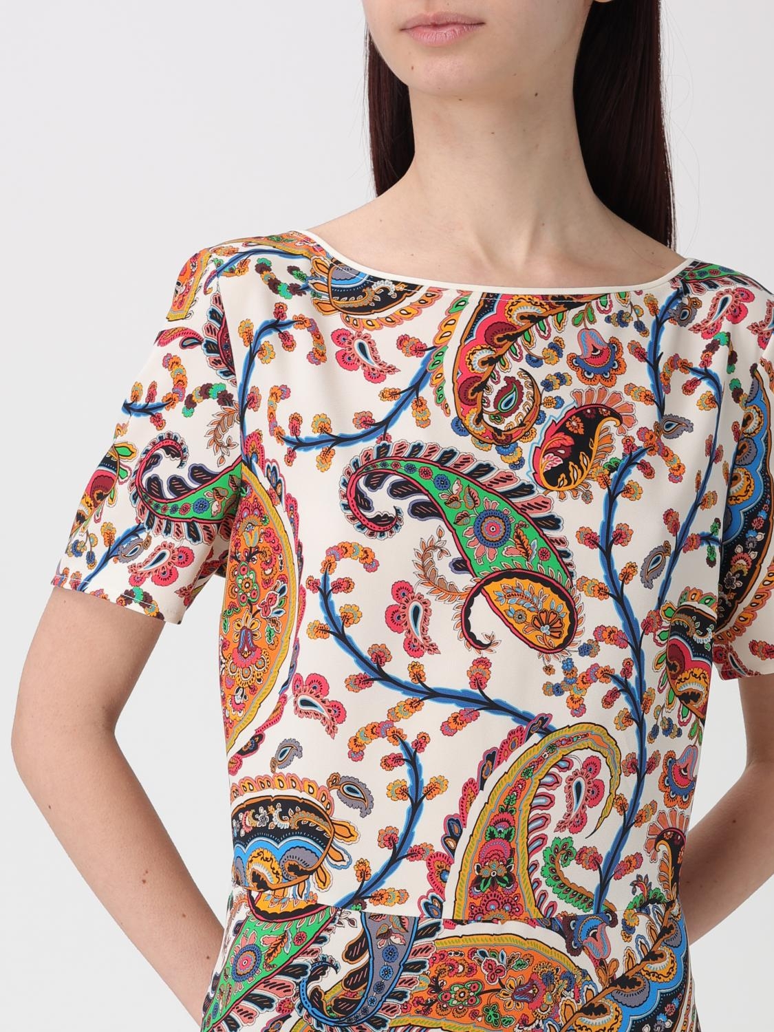[Etro] Short sleeve dress SS26 WRHA055999SASU8 X0801