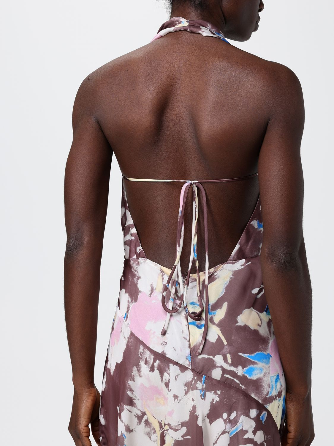 [HANITA] Sleeveless dress SS26 HV38334624 EBANO