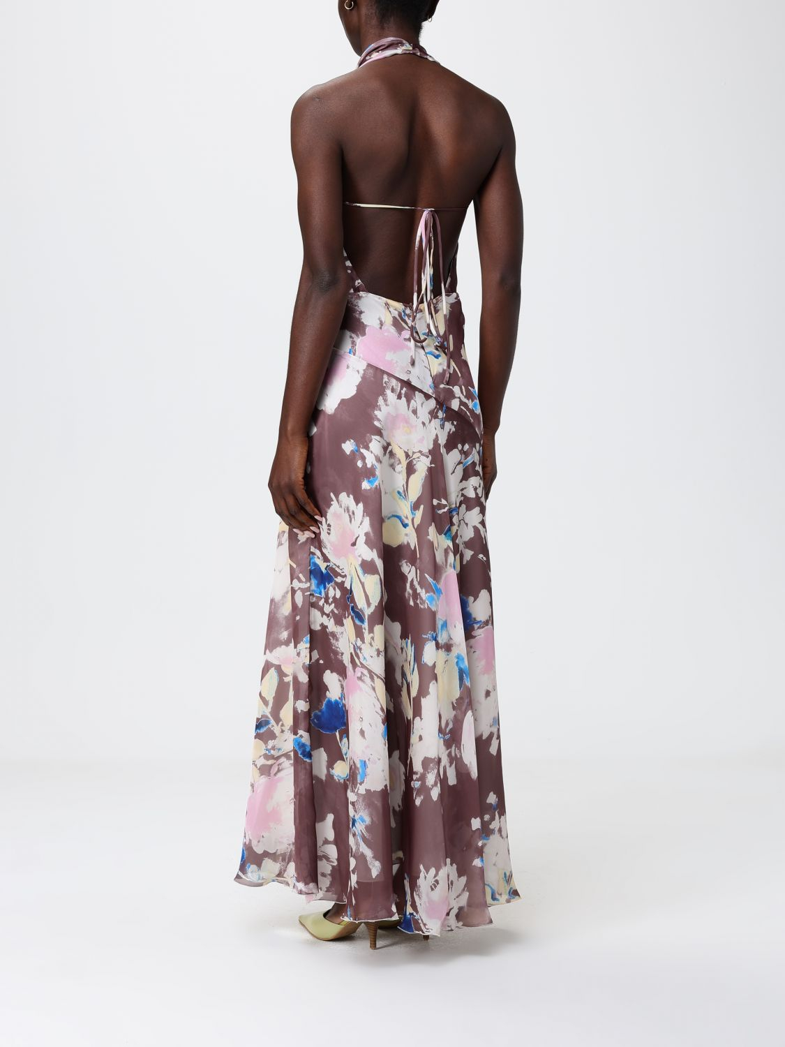 [HANITA] Sleeveless dress SS26 HV38334624 EBANO